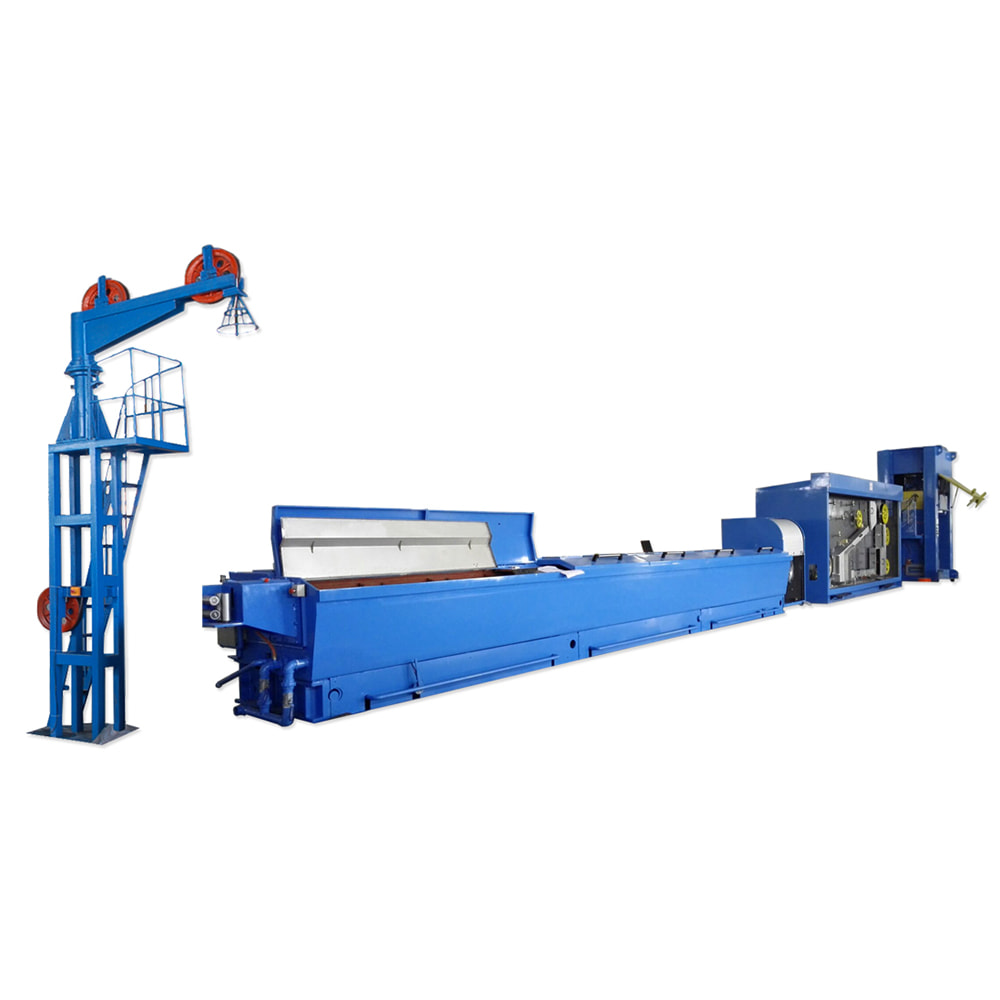 LHD450/13DTCU Straight line rod breakdown machine with annealing